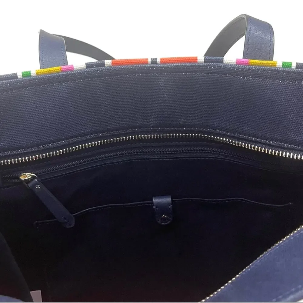 Kate Spade Kitt Large Striped Tote